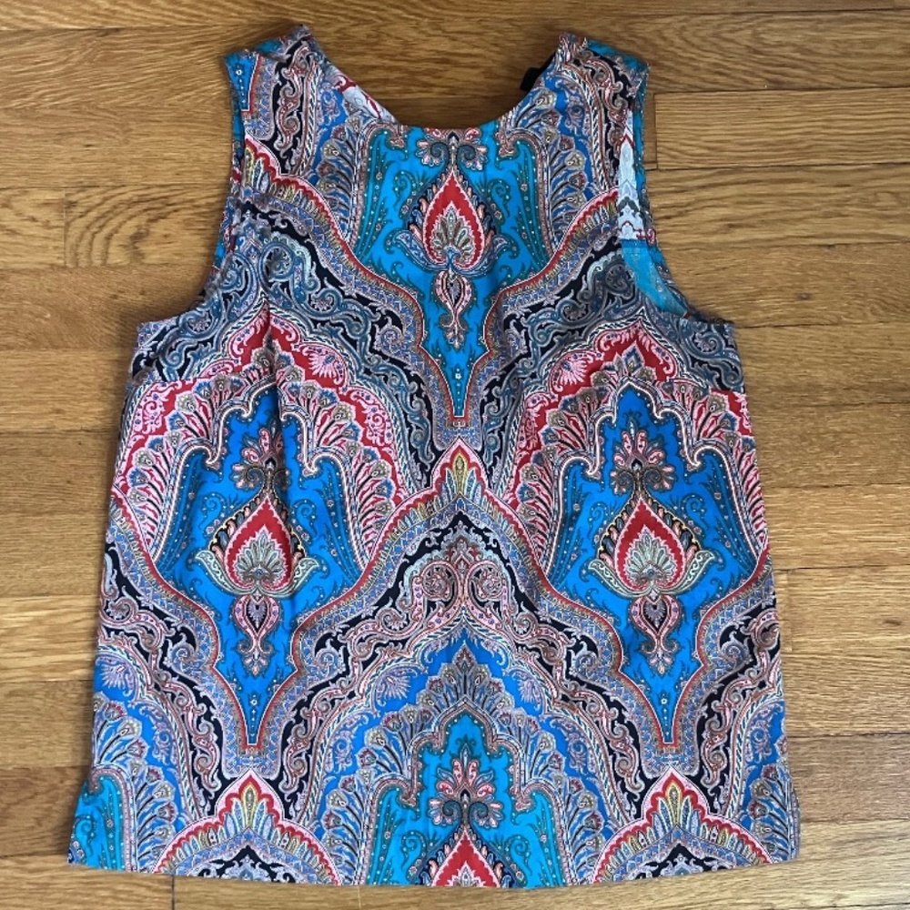 J Crew multicolor blouse
